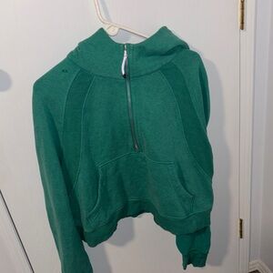 Heather Green Lululemon scuba  Hoodie